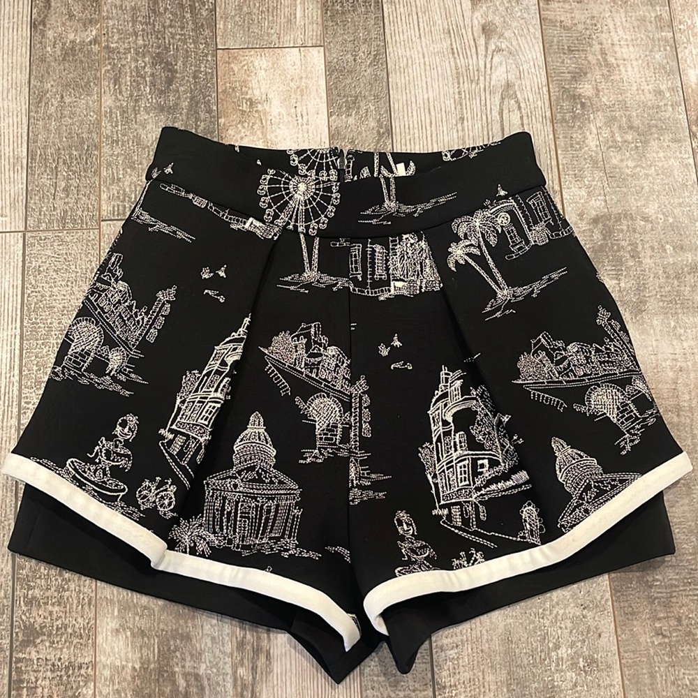 MAJE embroidered shorts